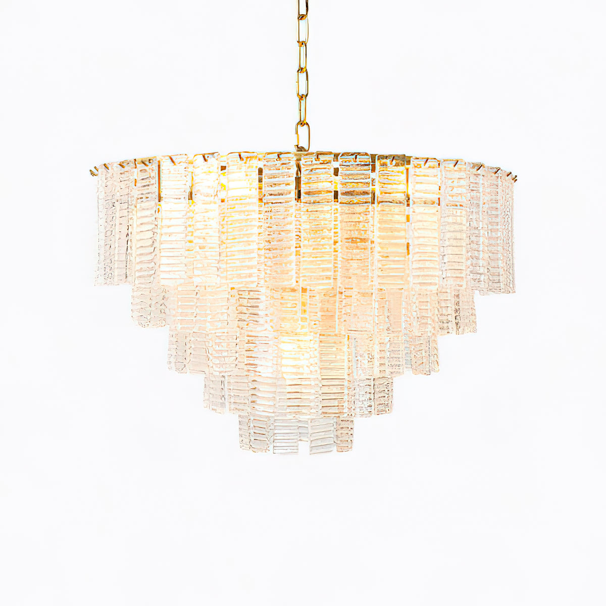 Elegant Amaro Murano Glass Chandelier - Handcrafted Italian Crystal Lighting Fixture for Dining Room, Living Room & Bedroom Decor