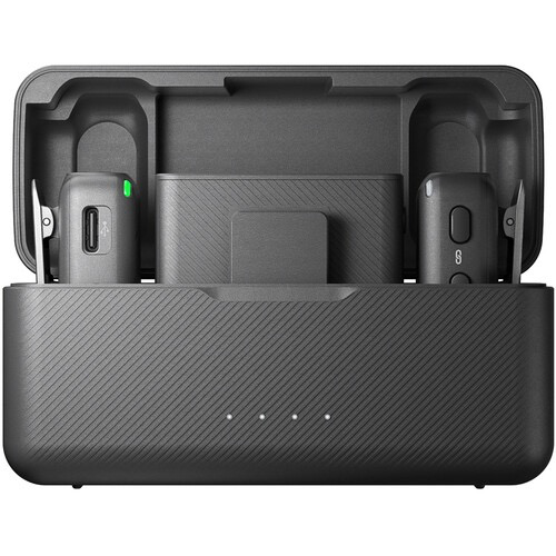 DJI Mic 2 - Compact Wireless Lavalier Microphone System for Camera & Smartphone (2.4GHz) - Dual Channel Recording, Noise Reduction - Perfect for Vlogging, Interviews & Live Streaming