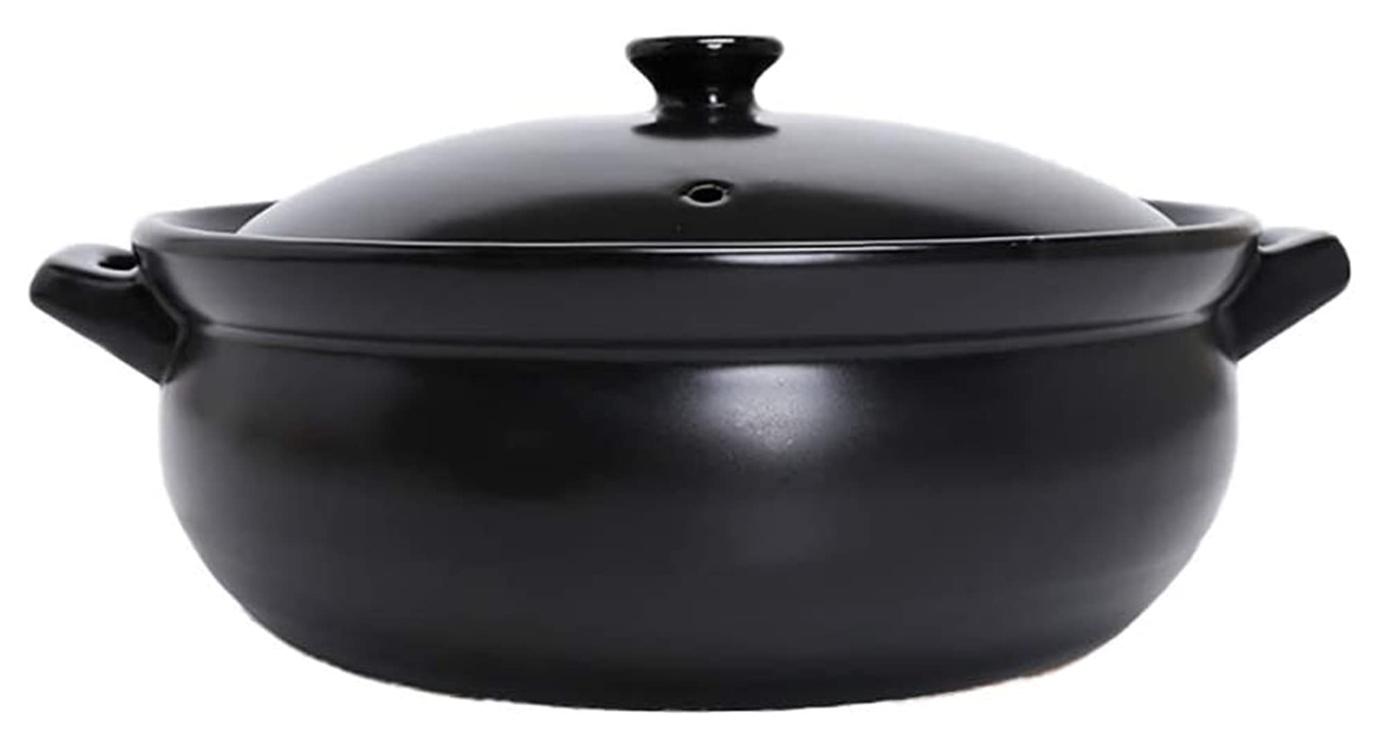 Ceramic Stovetop Stew Pot with Lid - Pasta, Soup, Sauce & Milk Boiling Pot - Small & Medium Sizes - Perfect for Gas, Electric & Induction Stoves - Ideal for Cooking, Stewing & Serving Dishes