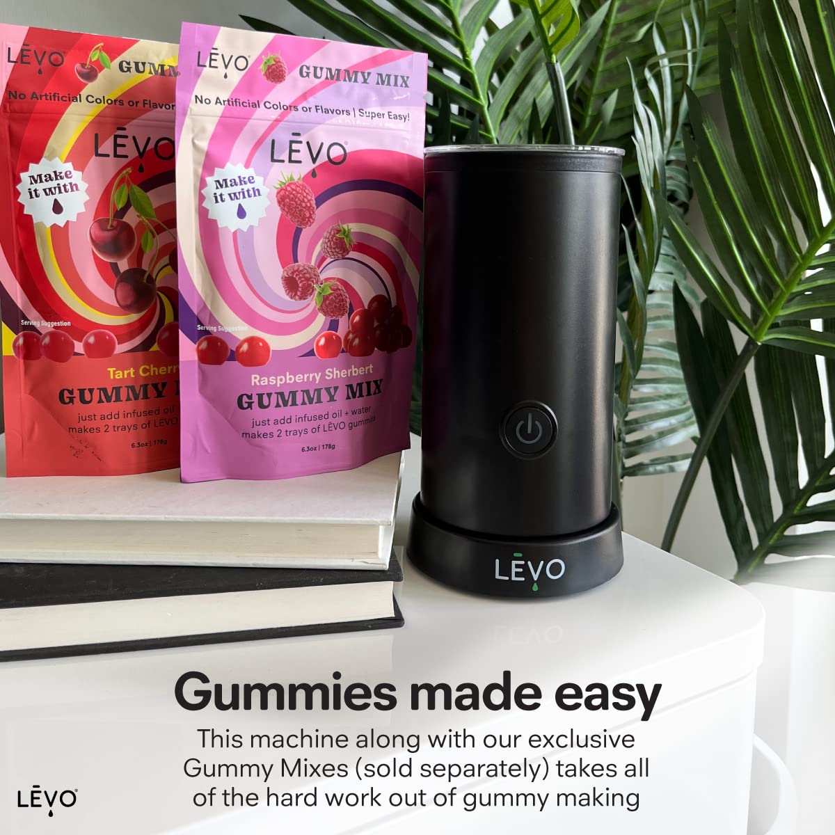LĒVO Gummy Candy Maker Machine - Hands-Free Infused Edible Mixer for DIY Herb Gummies - Make Potent THC & CBD Gummy Candies at Home - Perfect for Homemade Edibles, Parties & Gift Giving