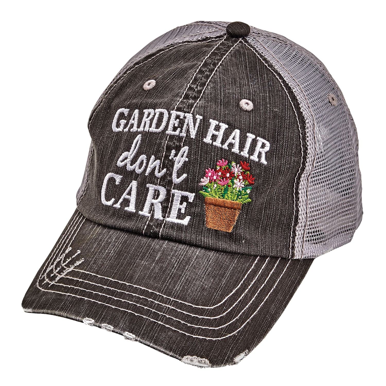 KATYDID Garden Hair Don't Care Baseball Caps - Stylish Adjustable Sun Hat for Women, Outdoor Gardening, Beach & Casual Wear