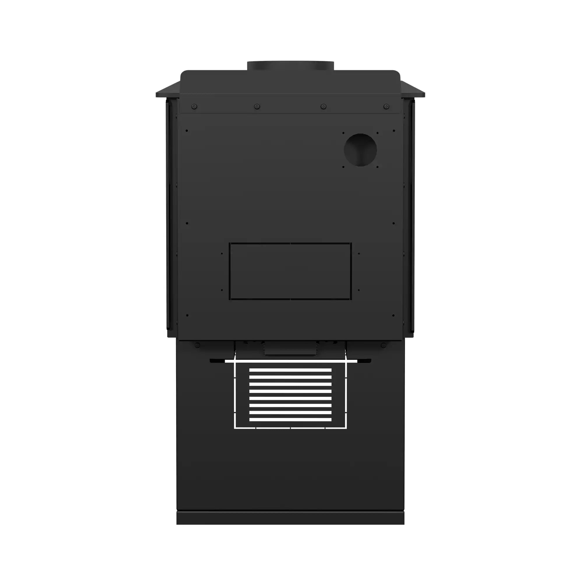 Drolet Deco Nano Wood Stove - Compact & Efficient Heating for Small Spaces - Perfect for Cabins, Tiny Homes, and RVs - Model DB03215