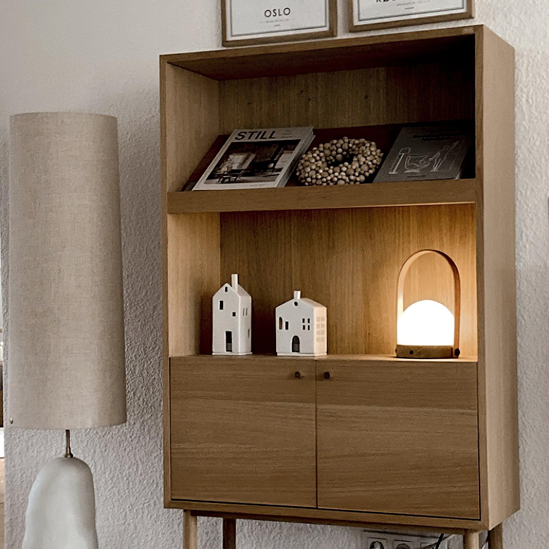 Carrie Rechargeable LED Table Lamp with Built-in Battery - Perfect for Bedroom, Office, and Nightstand Lighting
