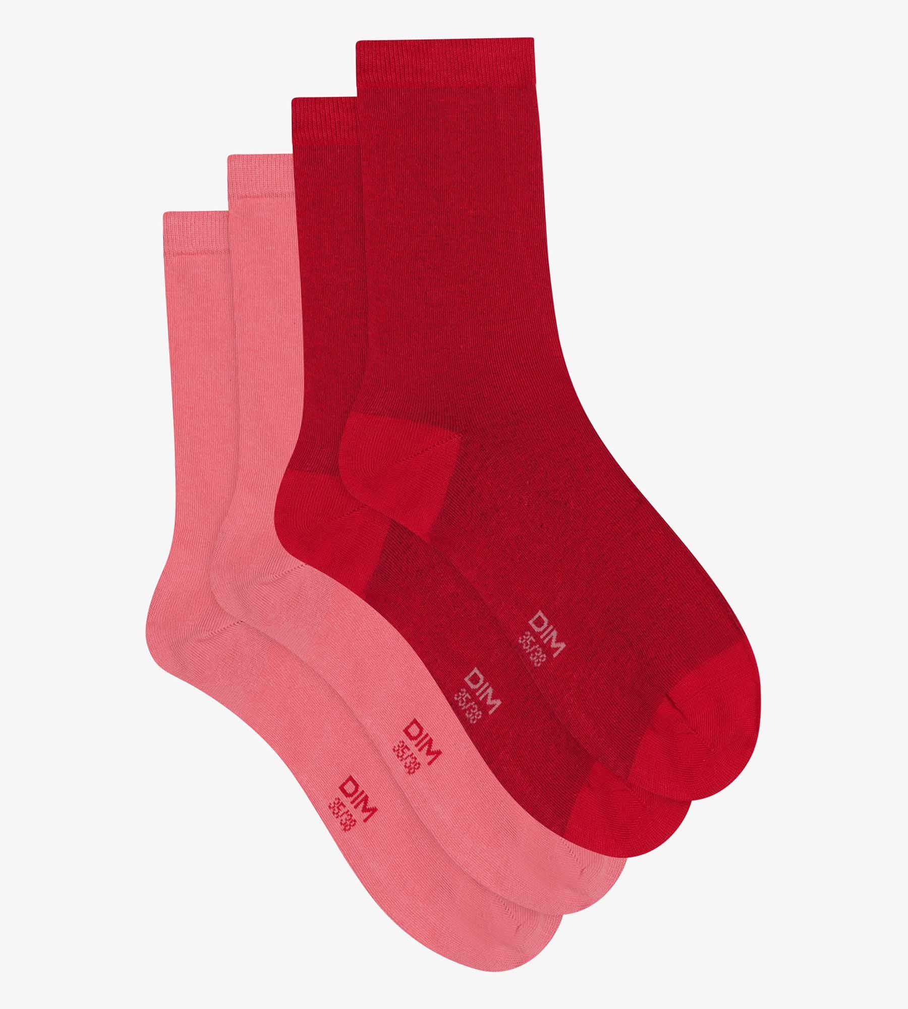 2 Pairs Women's Cotton Ankle Socks Rose Dim - Soft & Breathable Low Cut Socks for Everyday Wear, Workouts, and Casual Outfits