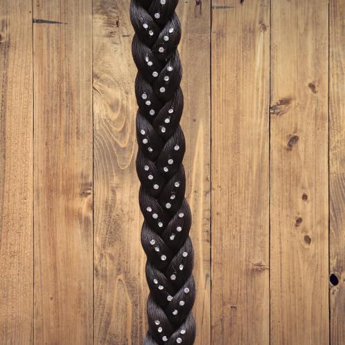 Stylish South Indian Women's Hair Juda Choti with Extensions - Designer Wedding & Party Hair Accessory for Women & Girls - Set of 1 Black | Perfect for Bridal Looks, Festivals & Special Occasions