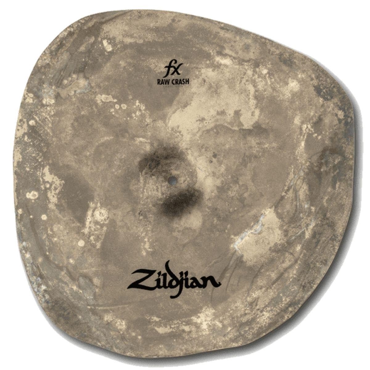 Zildjian FX Raw Crash Cymbal with Small Bell - Premium Percussion Instrument for Drummers & Live Performances | Perfect for Rock, Jazz & Studio Recording