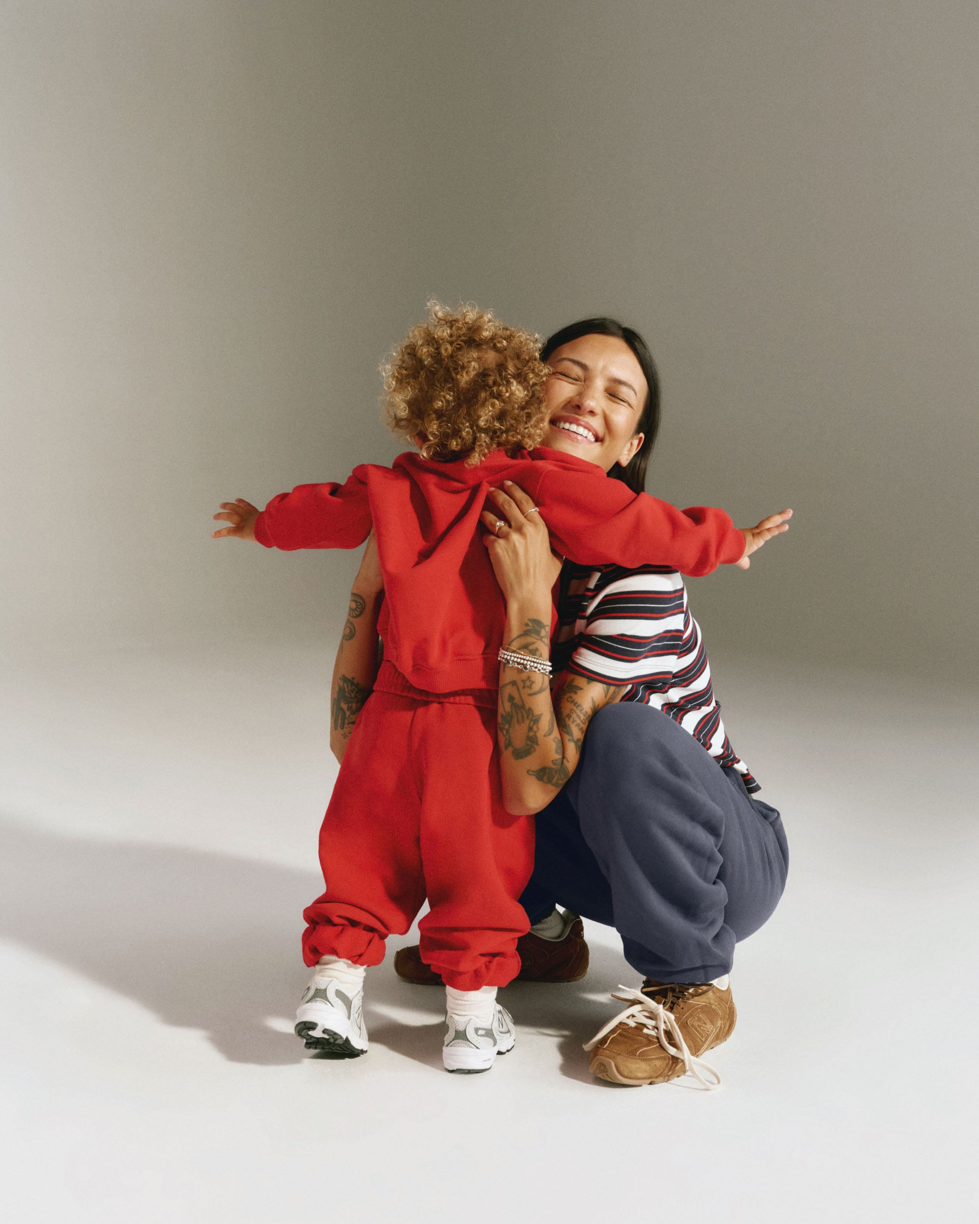 Mini ADA Sweatpants for Women - Classic Red Joggers with Pockets | Comfortable Lounge Pants for Yoga, Running & Casual Wear