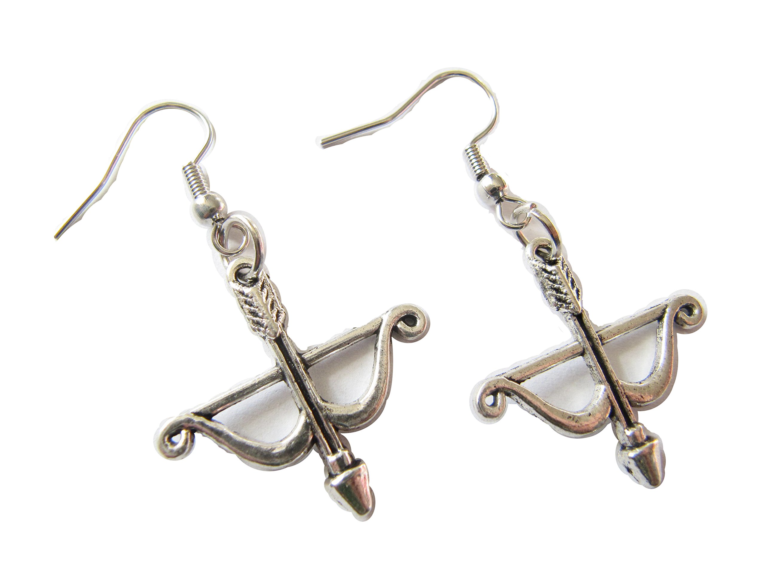 Crossbow Earrings for Women - Bow and Arrow Dangle Earrings - Archery Jewelry Gift - Perfect for Archery Lovers & Outdoor Enthusiasts