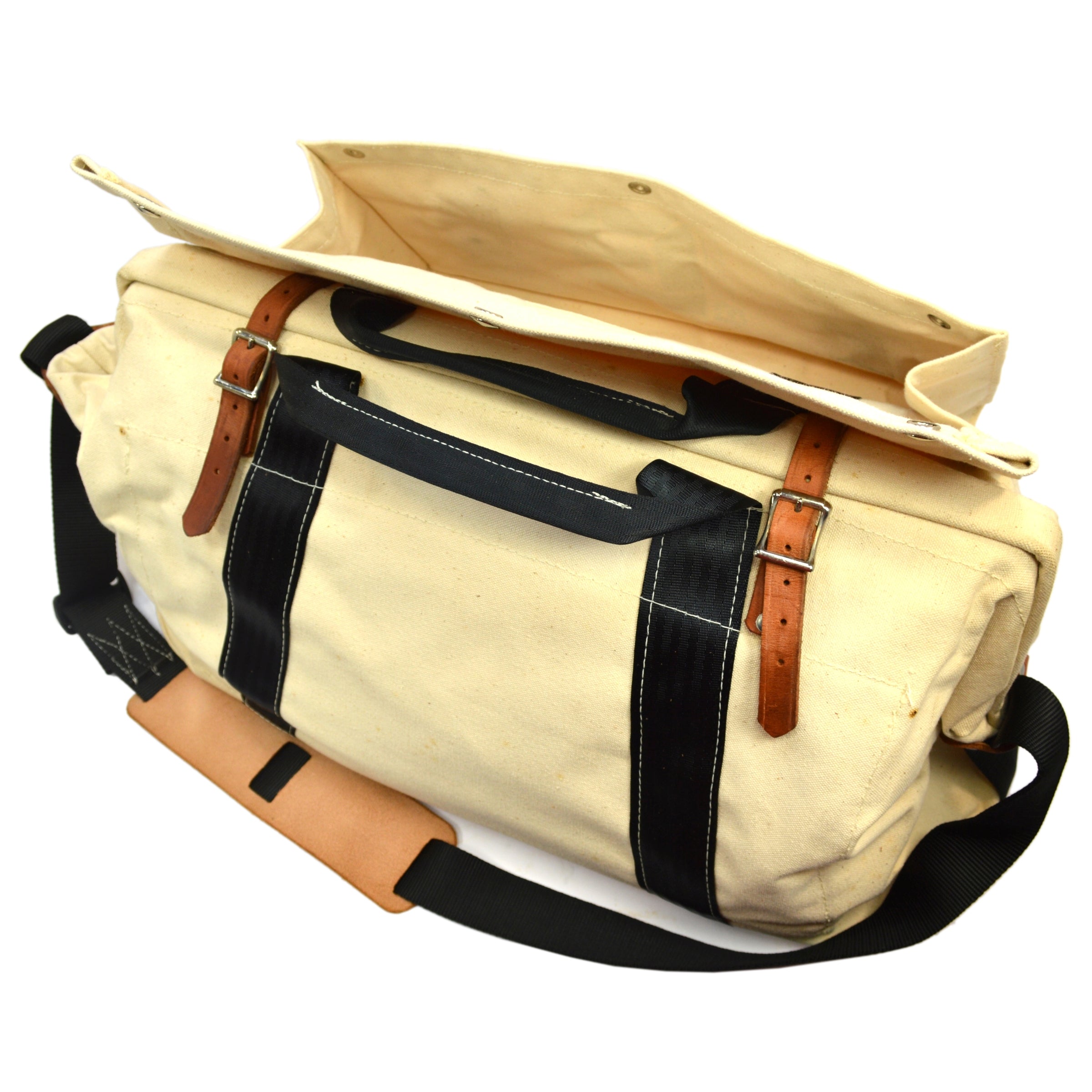 Bashlin Industries #12 Stainless Steel Tool Bag 22x13x11 - Heavy Duty Canvas Linemen Tools for Electricians & Contractors - Perfect for Work Sites & Outdoor Repairs