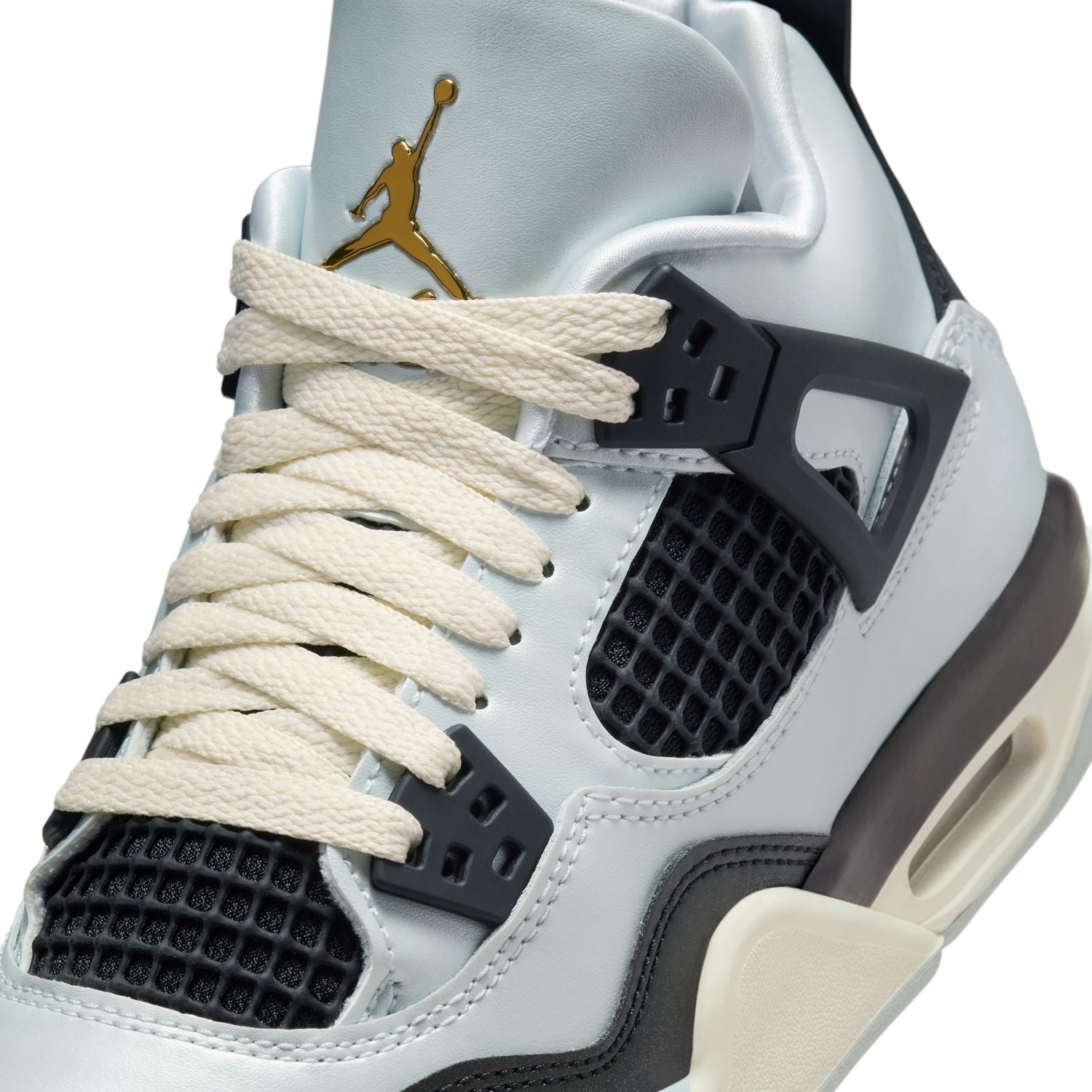 Air Jordan 4 'Pure Platinum' Kids Basketball Shoes - Lightweight Sneakers for Boys & Girls - Perfect for School, Sports & Casual Wear