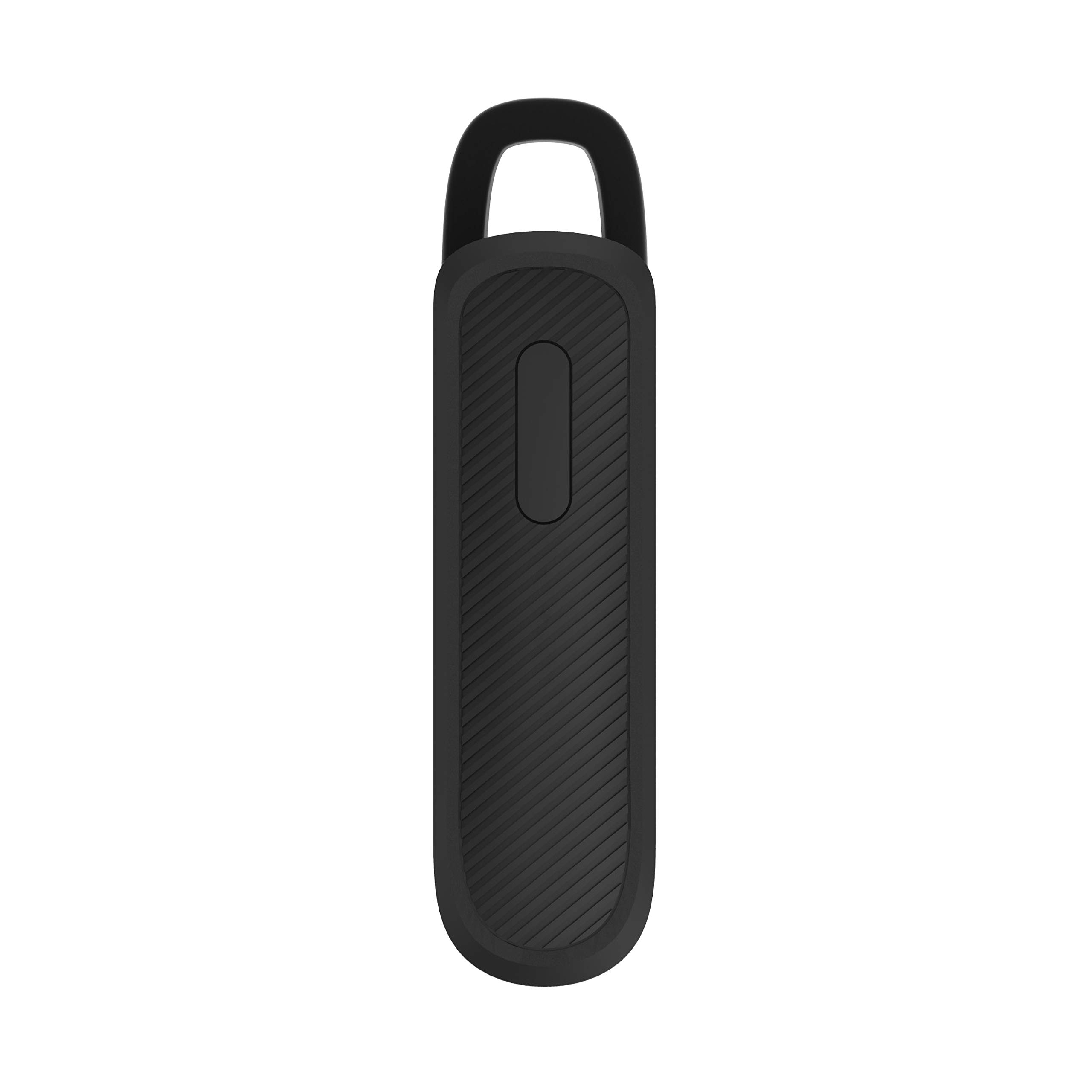 TELLUR Vox 5 Bluetooth Headset Wireless Earbuds with Mic - Black | Noise Cancelling Headphones for Work, Gym, Running & Travel