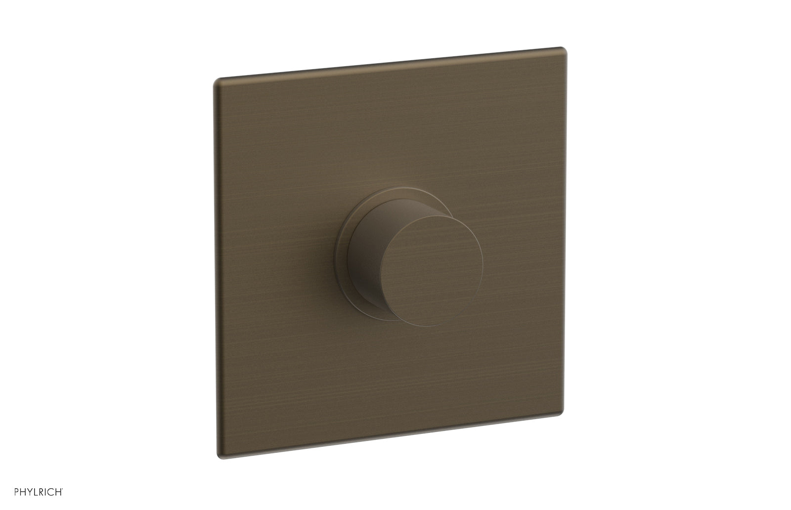 BASIC II 3/4 Thermostatic Square Shower Trim with Smooth Handle - Chrome Finish for Modern Bathrooms | Perfect for Home & Hotel Bathroom Renovations