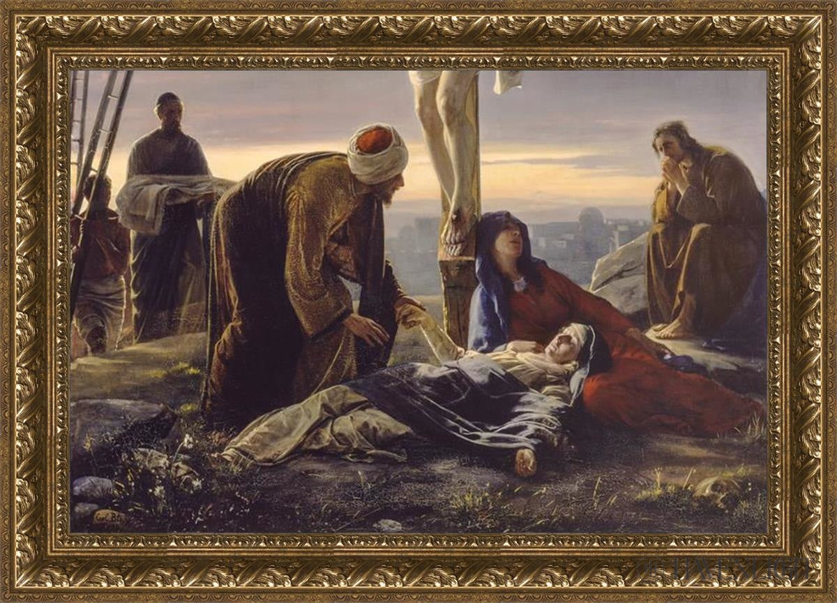Cross By Carl Bloch - Elegant Christian Wall Art for Home & Church Decor - Perfect for Gifts, Prayer Rooms & Religious Inspirations