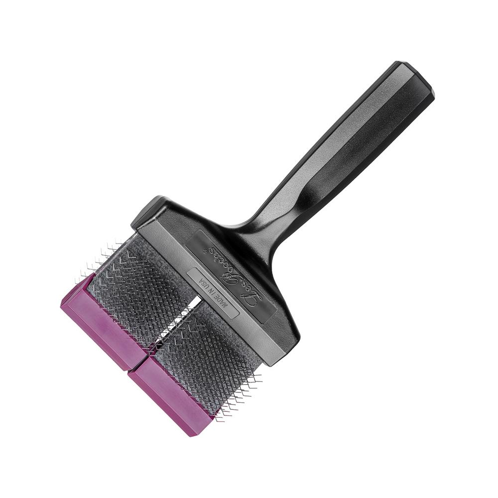 Premium Dog Grooming Brush - Gentle Deshedding & Massaging Tool for All Coat Types | Perfect for Home Pet Care & Professional Grooming Sessions