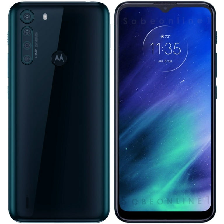 Unlocked Motorola One Fusion Xt2073 64GB GSM Android Smartphone - Perfect for Travel, Business & Everyday Use