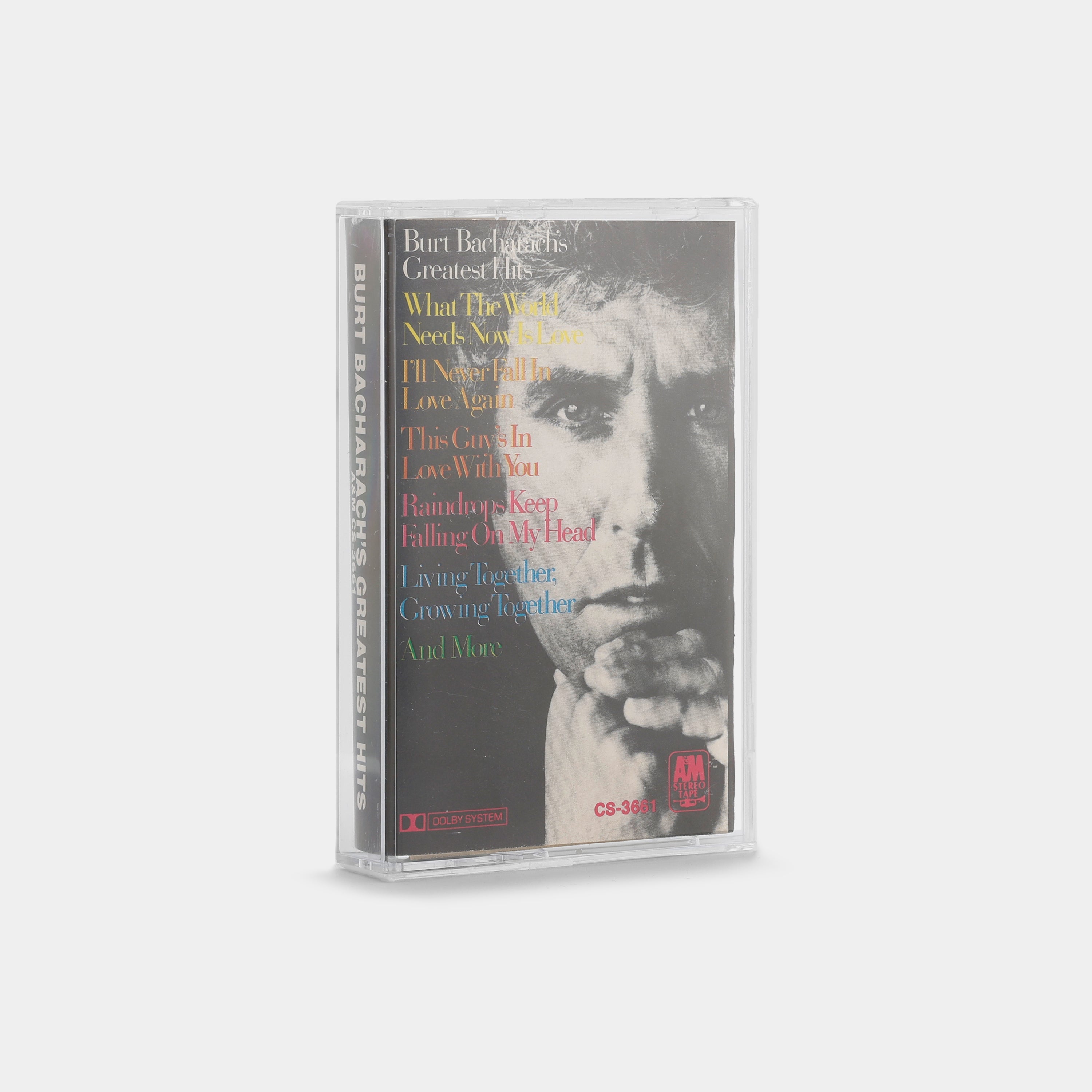 Burt Bacharach's Greatest Hits Cassette Tape - Classic 60s & 70s Pop Music Collection - Perfect for Vintage Music Lovers & Car Tape Players