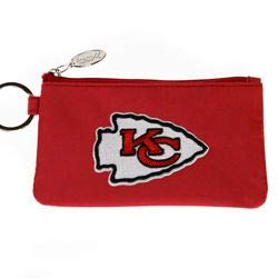 BBSports Kansas City Chiefs ID Coin Purse - Slim RFID Blocking Wallet for Credit Cards & Cash - Perfect for Game Day, Travel, and Everyday Use