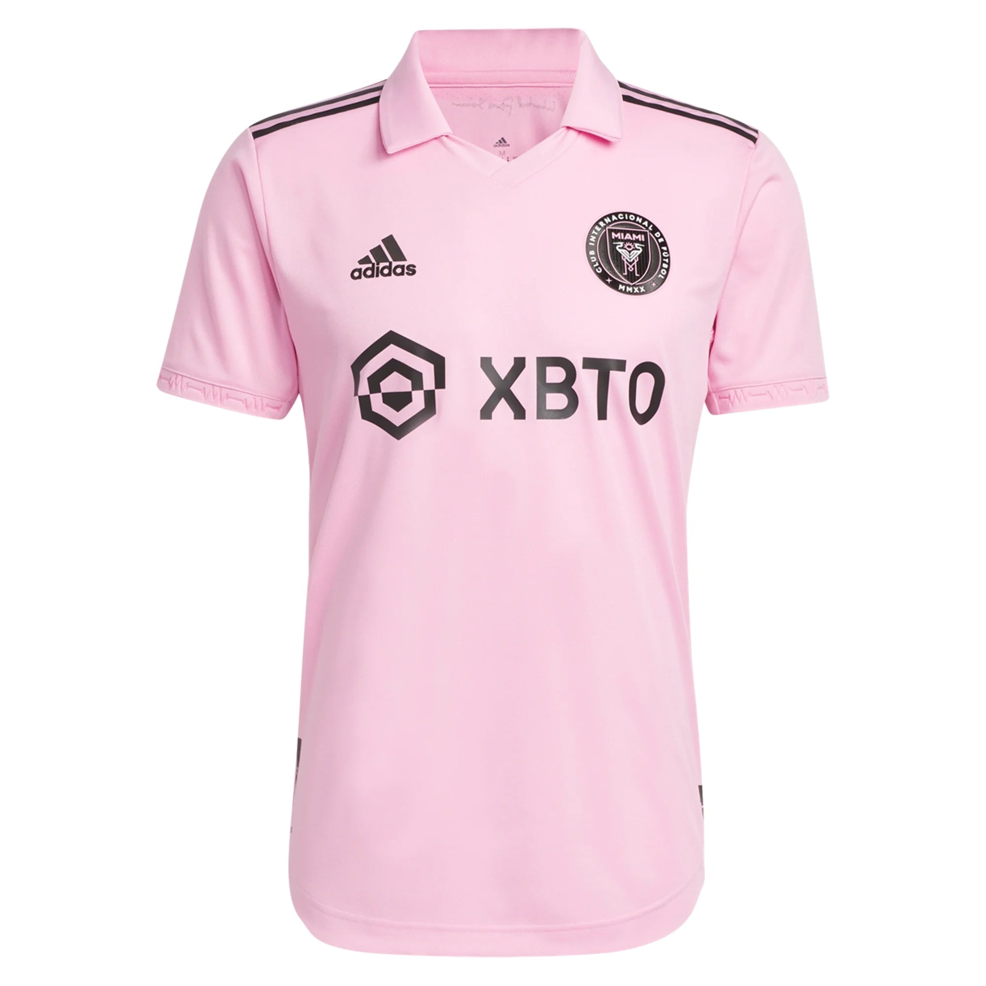 Adidas Inter Miami CF Authentic Home Jersey 2022-2023 - True Pink & Black - Official MLS Soccer Jersey for Men - Perfect for Match Day, Fan Events & Sports Collectibles