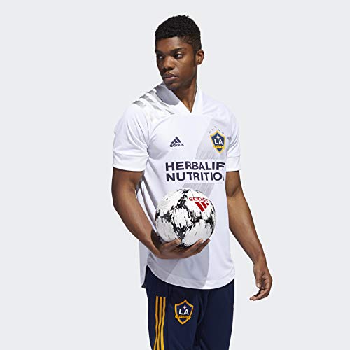 adidas LA Galaxy Home Authentic Jersey Men's Soccer Shirt - White, Size Small - Official MLS Jersey for Fans & Players - Perfect for Game Day, Training & Casual Wear
