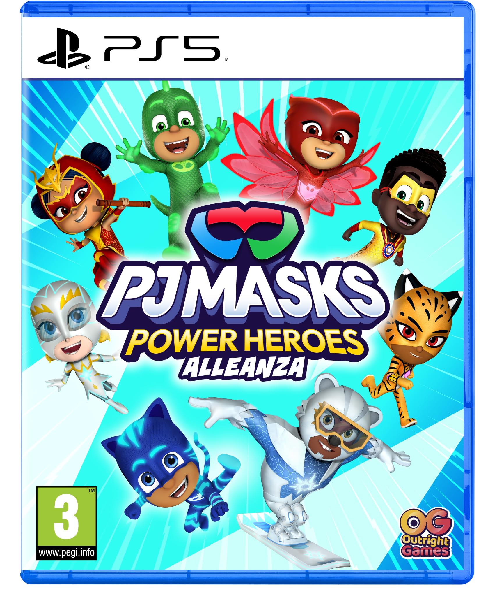 PJ Masks Power Heroes: Alliance - PS5 Game | Action-Adventure for Kids | Play as Catboy, Owlette & Gekko | Perfect for Family Game Nights & Superhero Fans