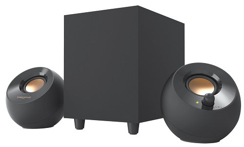 Creative Pebble Plus 2.1 USB Powered Computer Speakers with 10W RMS Sound - Perfect for Home Office, Gaming & Music Listening