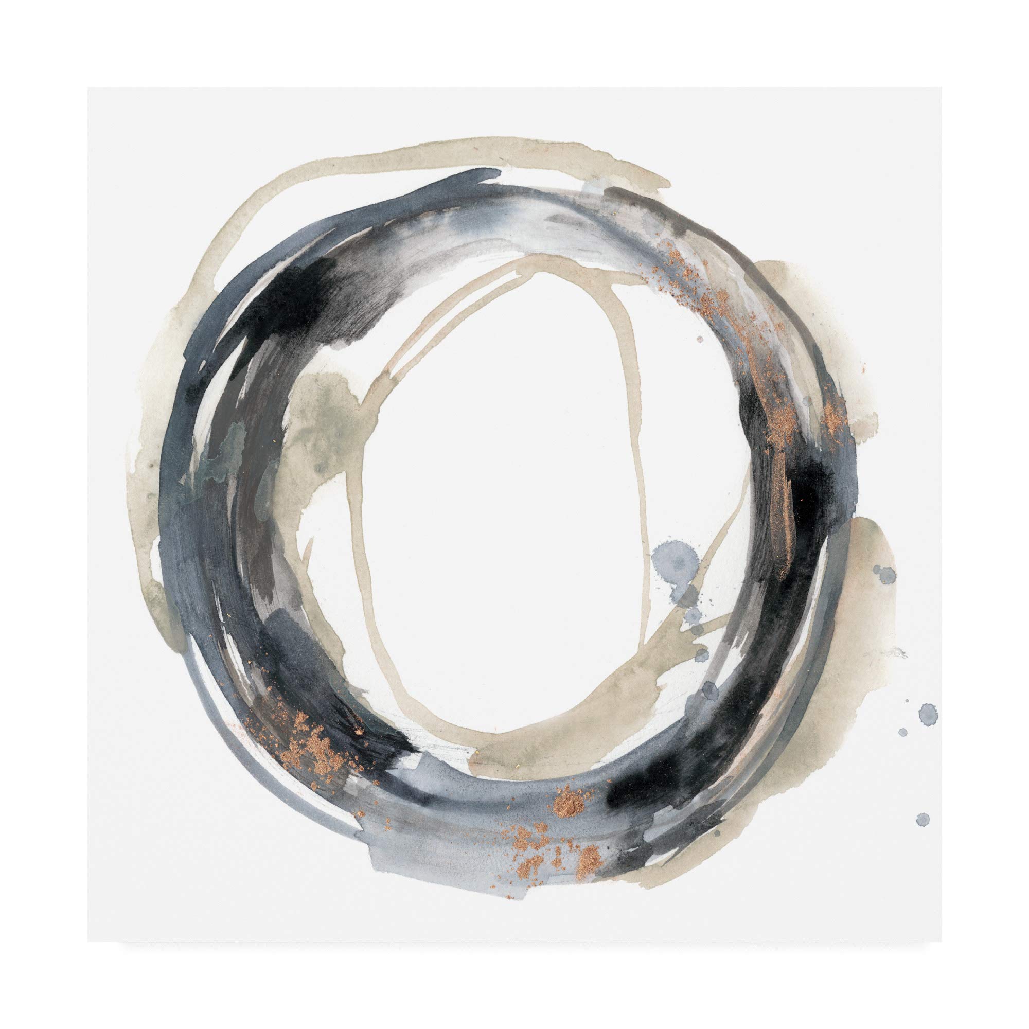 Jennifer Goldberger Neutral Revolution I 18x18 Fine Art Print - Modern Wall Decor for Living Room, Bedroom & Office