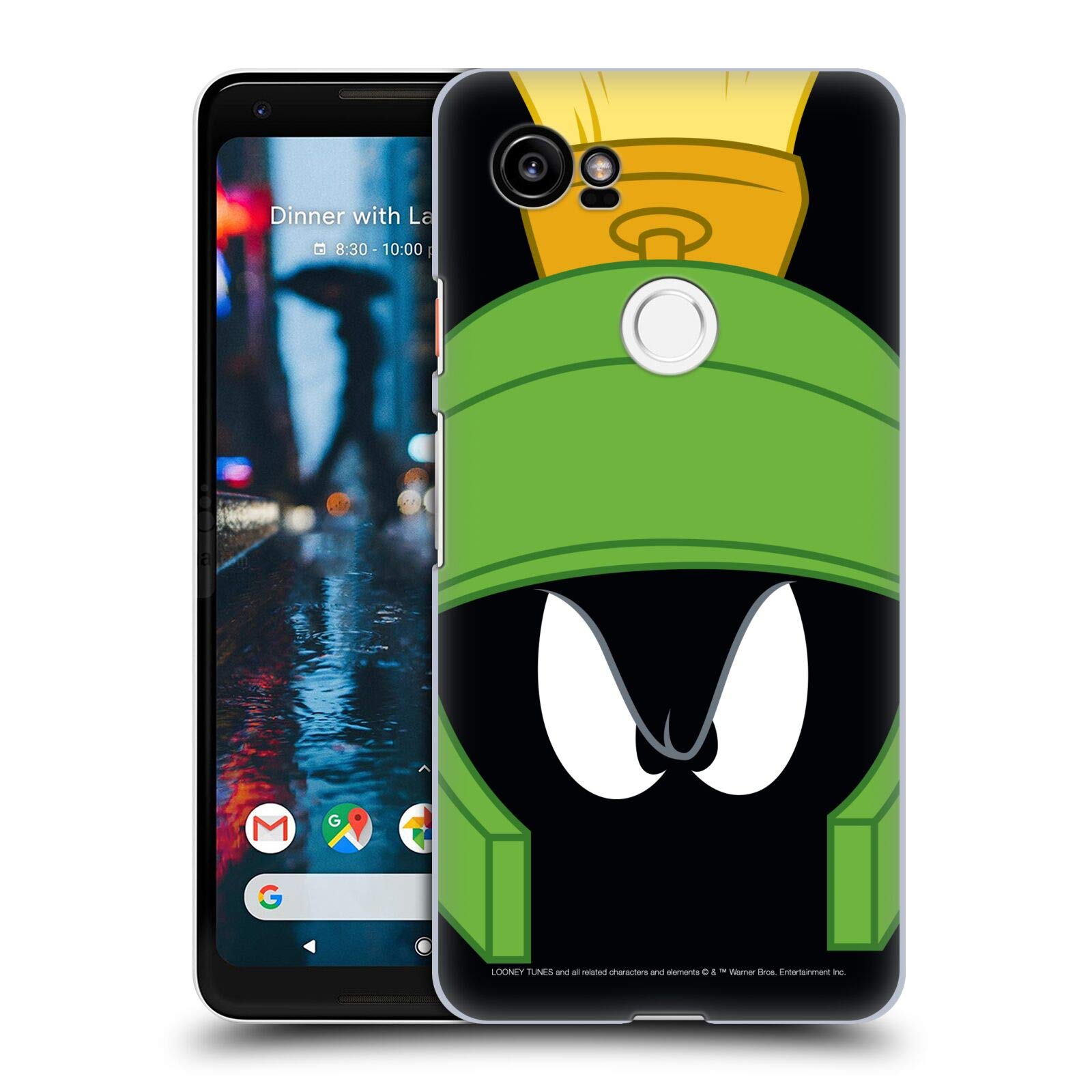 Looney Tunes Marvin Martian Pixel 2 XL Case - Durable Full Face Protection for Daily Use