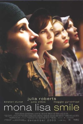 Original Authentic MONA LISA SMILE (2003) Movie Poster 27x40 Inches - Double-Sided Rolled Vintage Film Poster Featuring Julia Roberts, Kirsten Dunst - Perfect for Home Theater Decor, Movie Memorabilia Collection & Gift for Film Lovers
