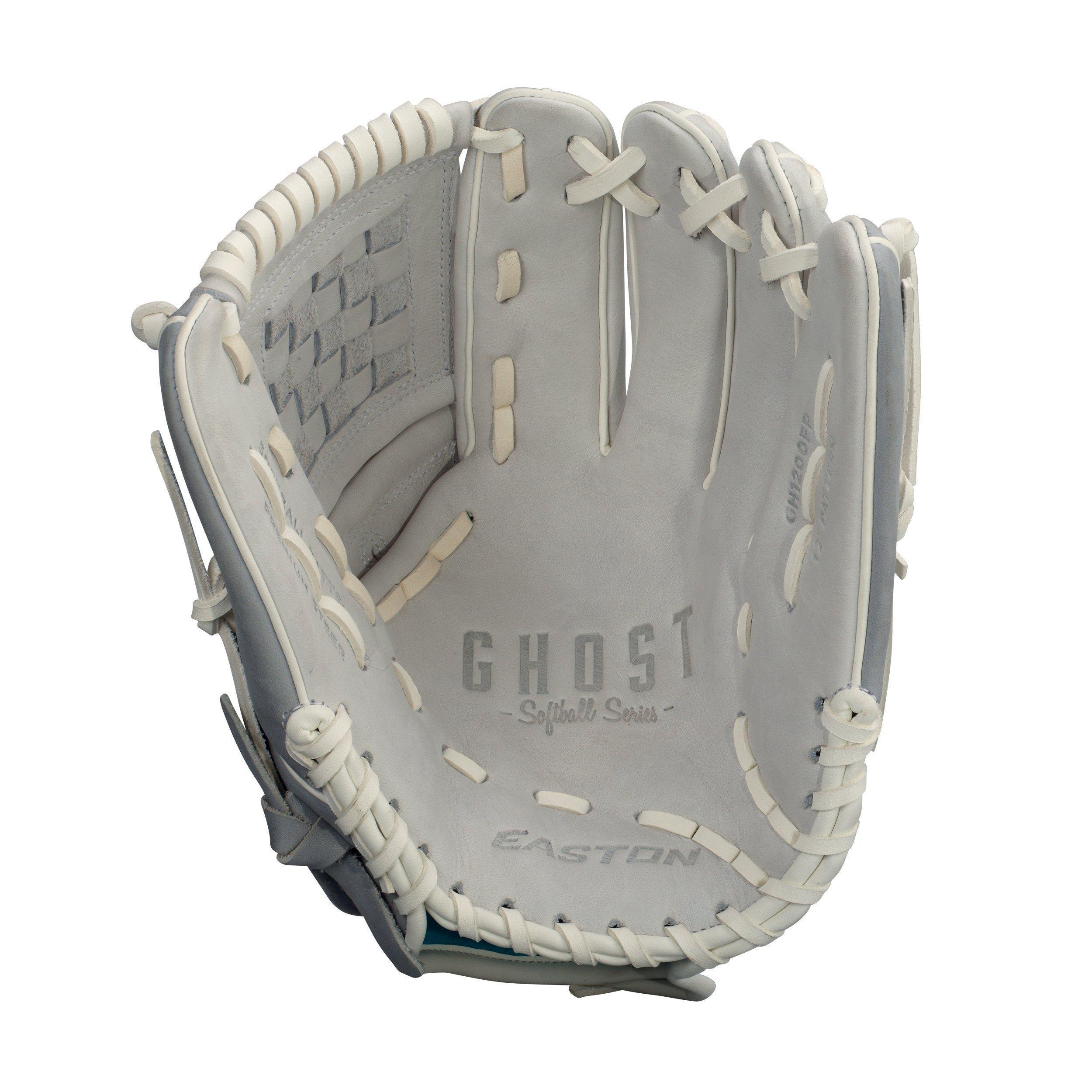 Easton Ghost 12 Fastpitch Softball Glove A130548 GH1200FP - Premium Leather Fielding Mitt for Youth & Adult Players - Perfect for Games, Practice & Training