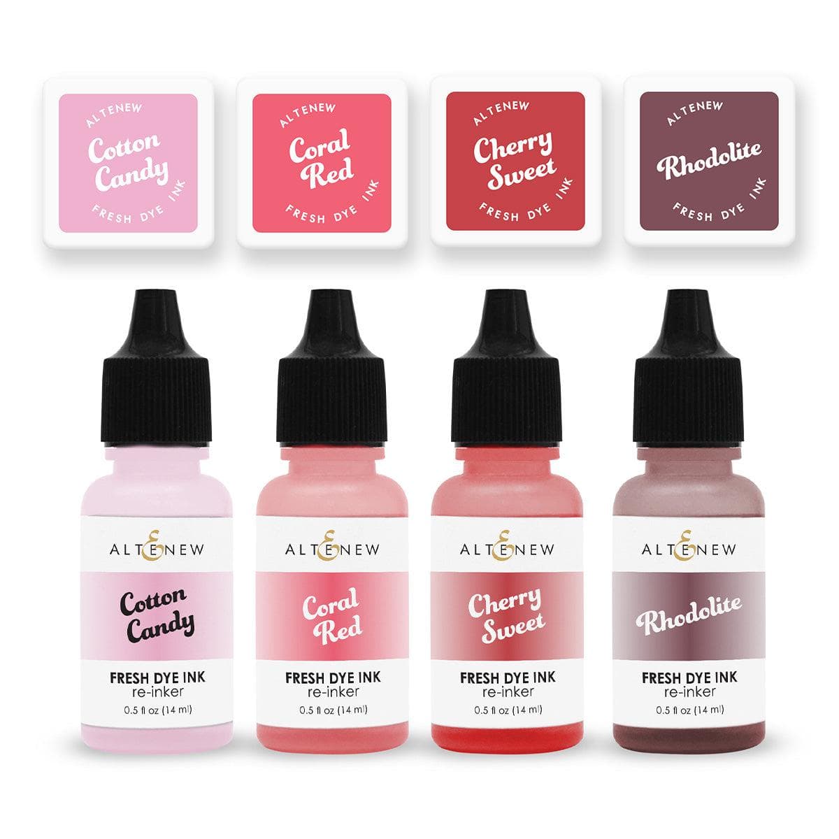 Carnival Magic Fresh Dye Ink Mini Cube & Reinker Bundle - Vibrant Watercolor Ink Set for Card Making, Scrapbooking & DIY Crafts - Perfect for Stamping, Mixed Media & Art Projects