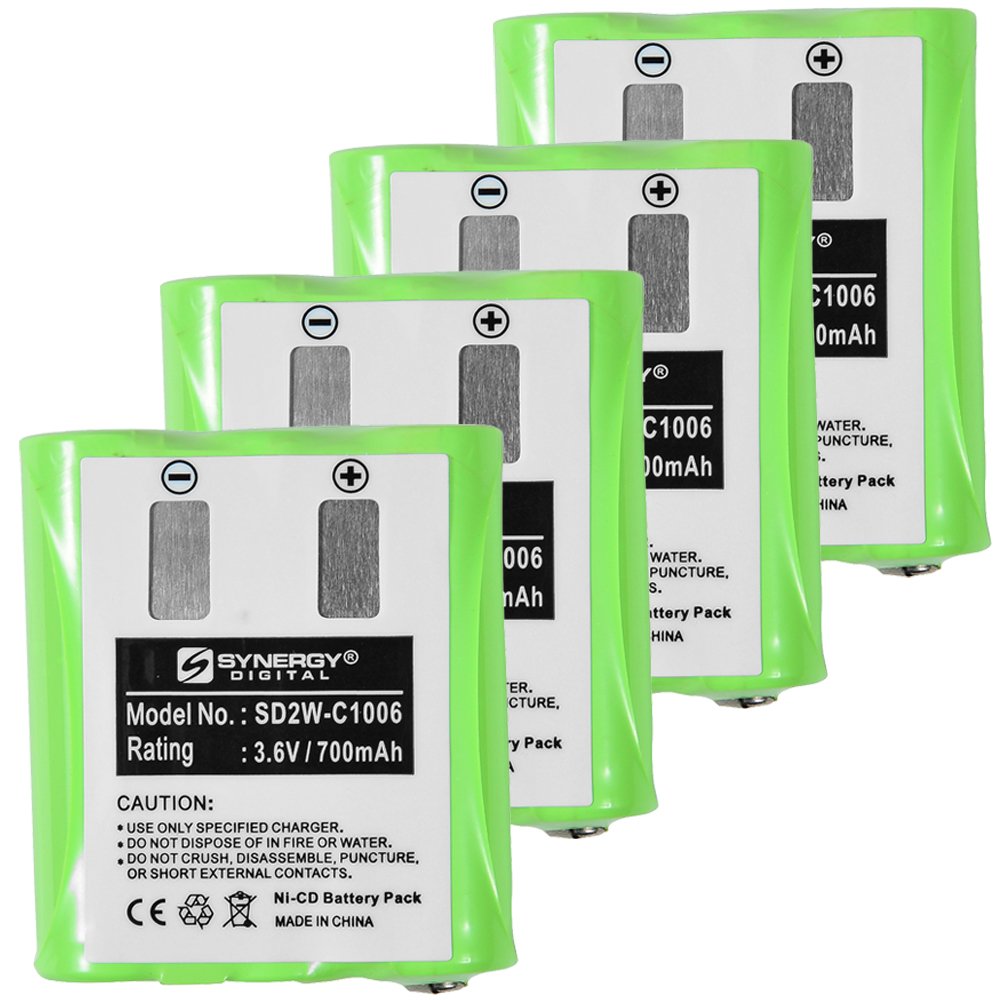 Motorola HKNN4002B 2-Way Radio Battery Combo Pack - 4 x SD2W-C1006 Rechargeable Batteries for Motorola Walkie Talkies | Perfect for Outdoor Adventures, Construction Sites & Emergency Communication