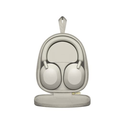 Sony WH-1000XM5 Wireless Noise Canceling Over-Ear Headphones with Extra Bass Bluetooth Speaker Bundle - Silver | Premium Audio for Travel, Work & Home Entertainment