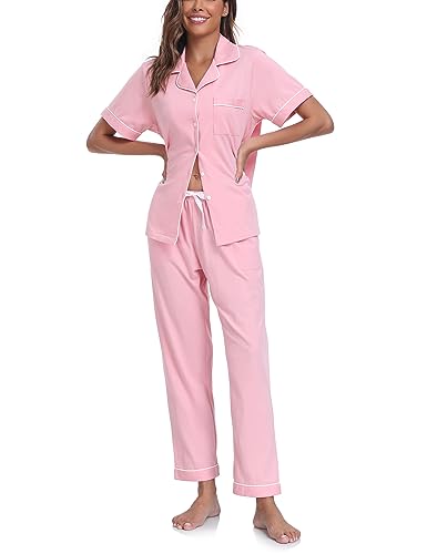 Pink-short Sleeve Pjs