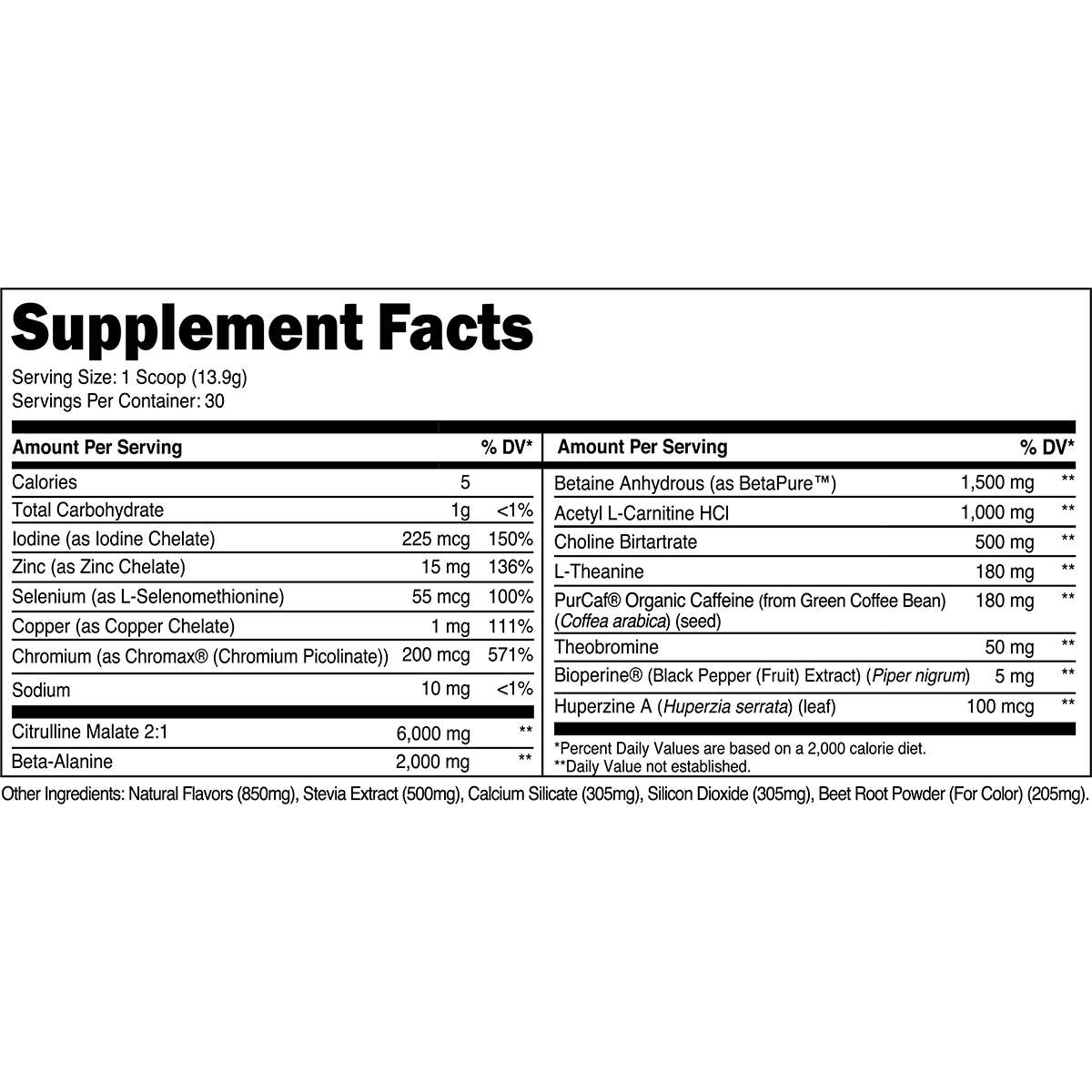 Lean Pre Workout Powder - Premium Energy & Focus Booster for Gym, Running & Fitness | Vegan, Sugar-Free & Keto Friendly