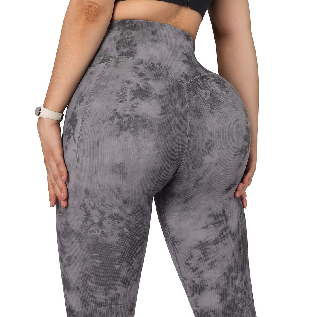 SUUKSESS Women's High Waisted Ribbed Seamless Leggings - Workout, Gym, Yoga Pants for Running, Lounge & Everyday Wear