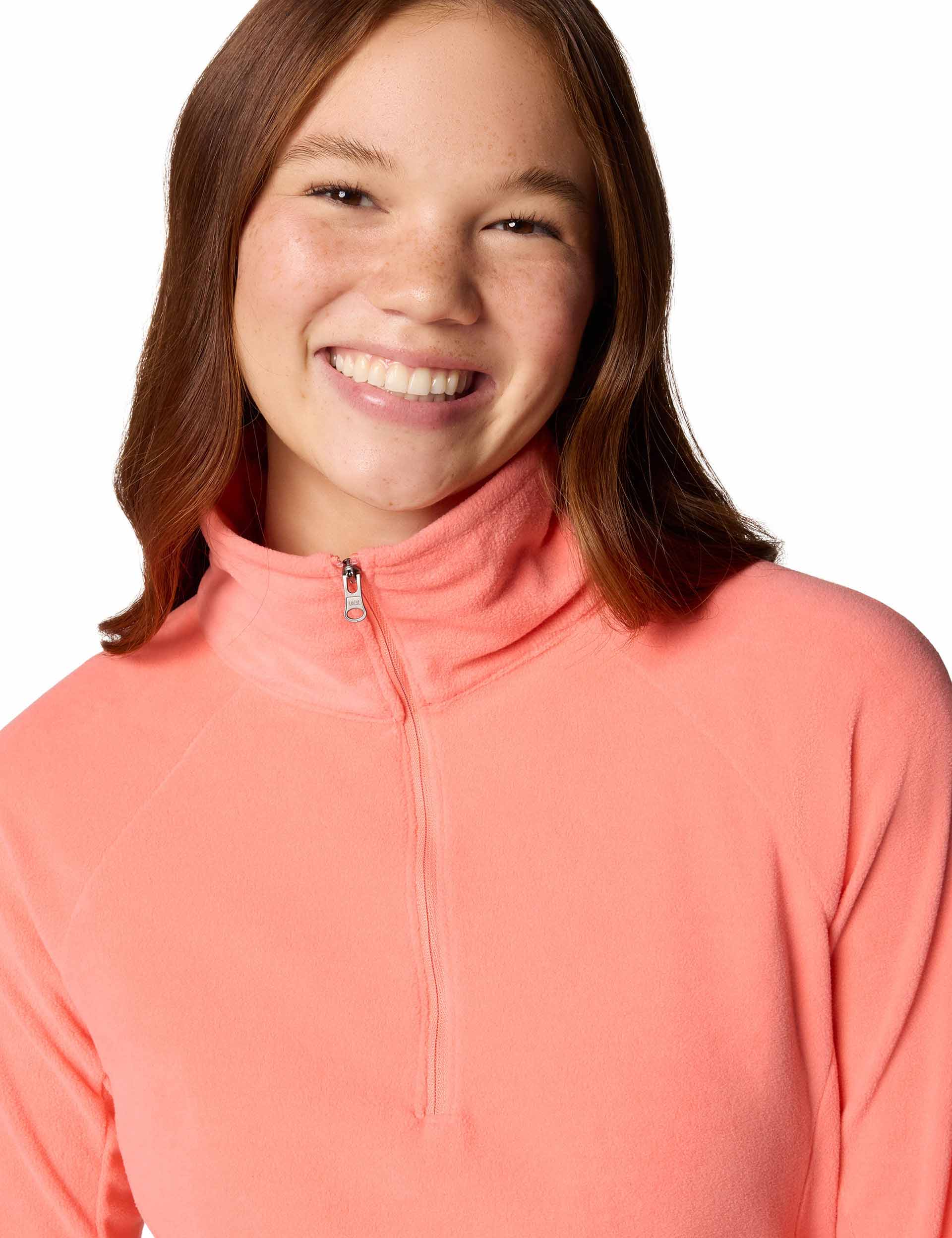 Glacial IV Half Zip Fleece Jacket - Lightweight & Warm Alpenglow Color - Perfect for Hiking, Camping & Outdoor Adventures