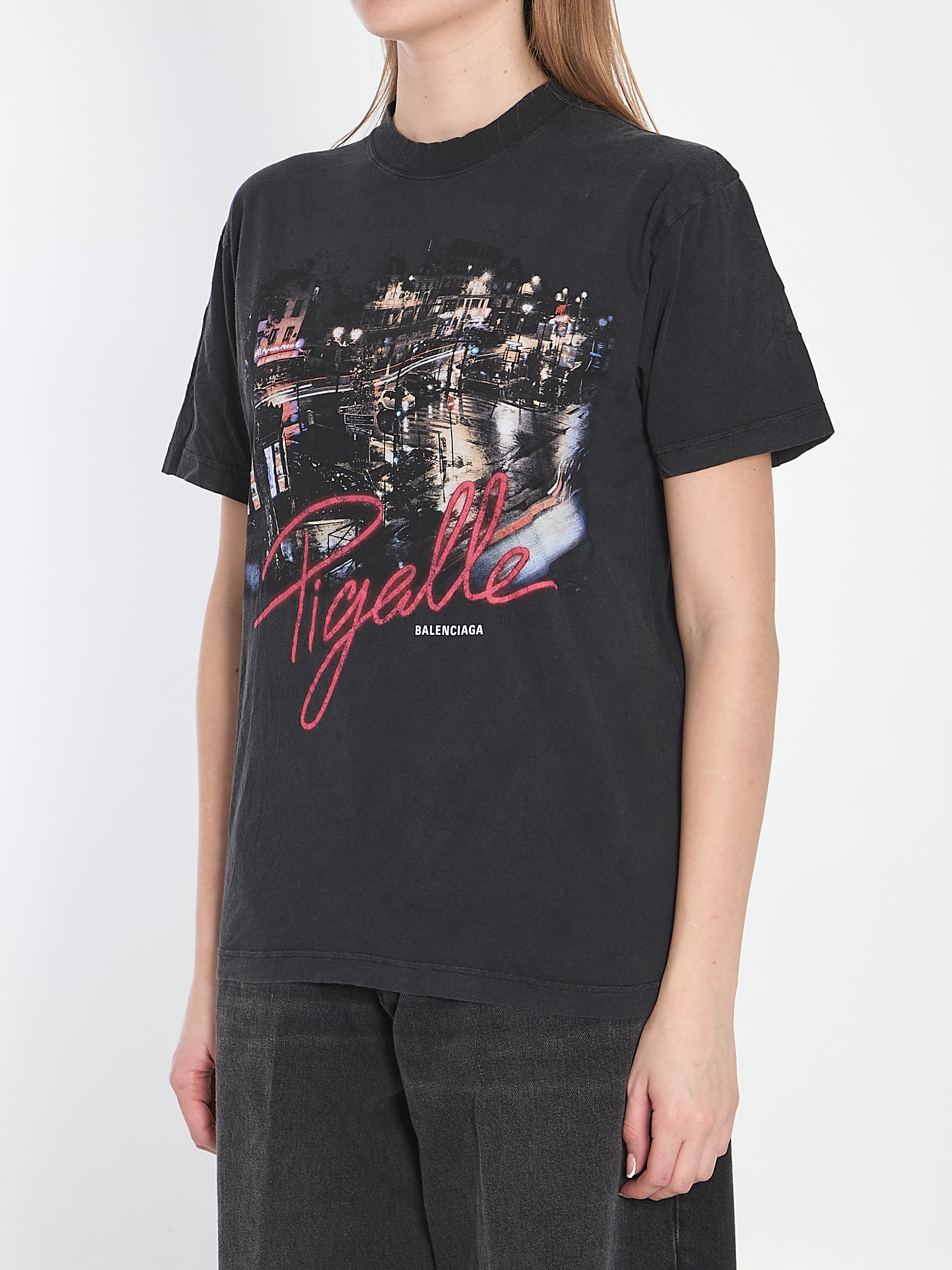 Balenciaga Pigalle Graphic T-Shirt for Men & Women | High-Quality Cotton Streetwear Fashion Tee | Perfect for Casual Wear, Street Style & Everyday Outfits