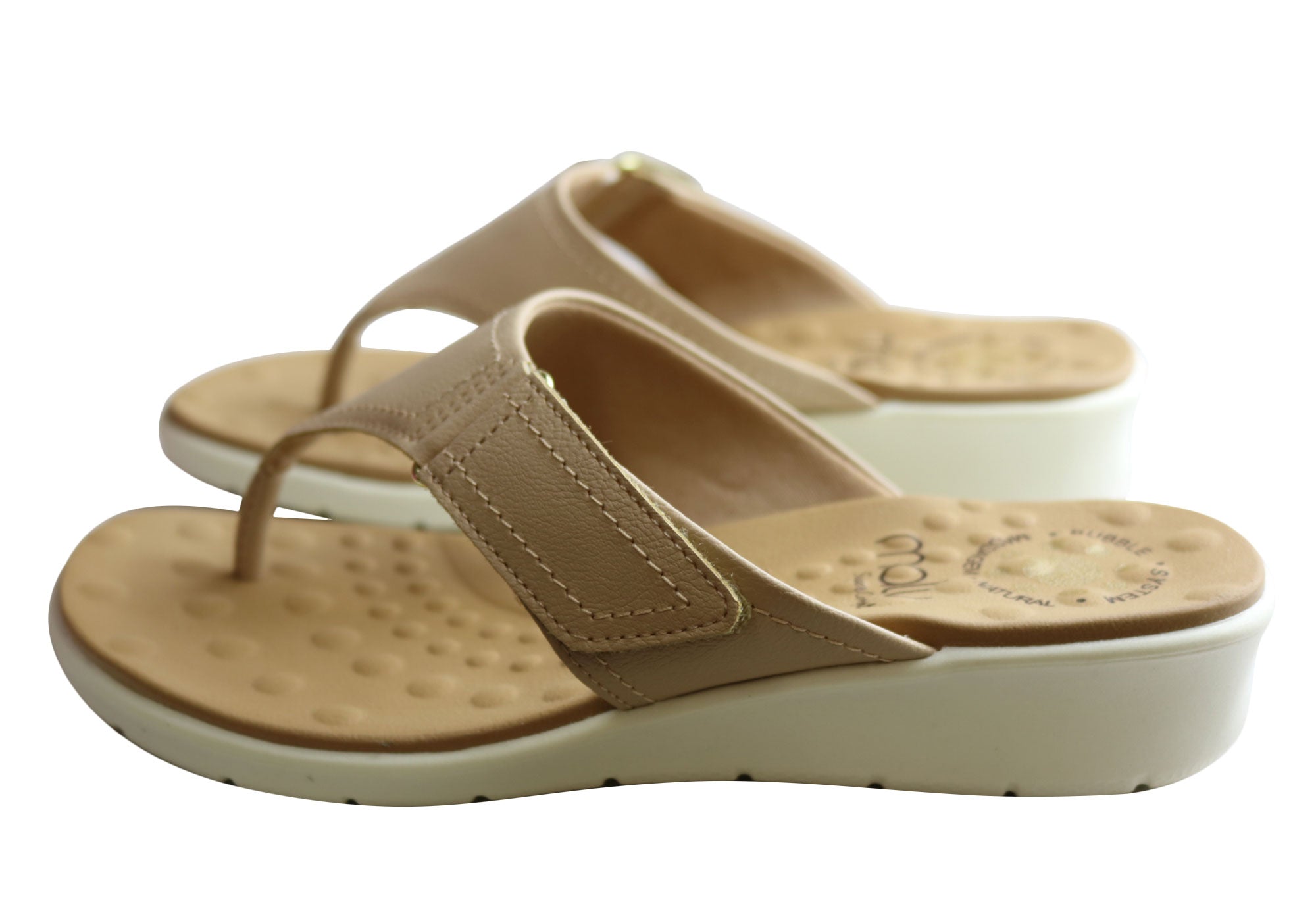 Malu Supercomfort Bronwyn Women's Comfort Thongs Sandals - Made in Brazil - Perfect for Beach, Pool & Summer Casual Wear