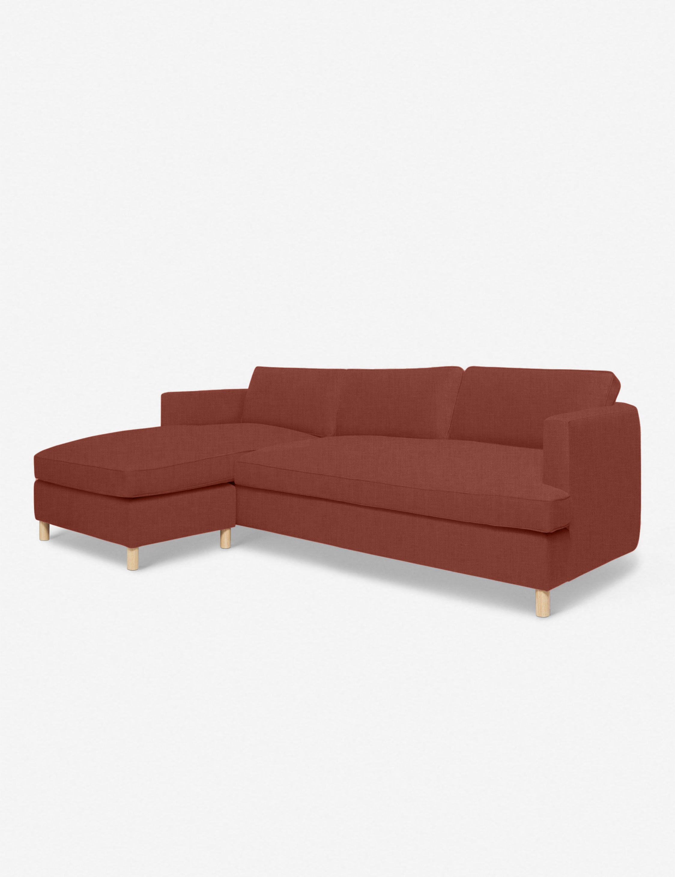 Belton Sectional Sofa by Ginny Macdonald - Modern L-Shaped Couch for Living Room, Family Room & Home Theater | Comfortable Fabric Sofa Set with Reversible Chaise