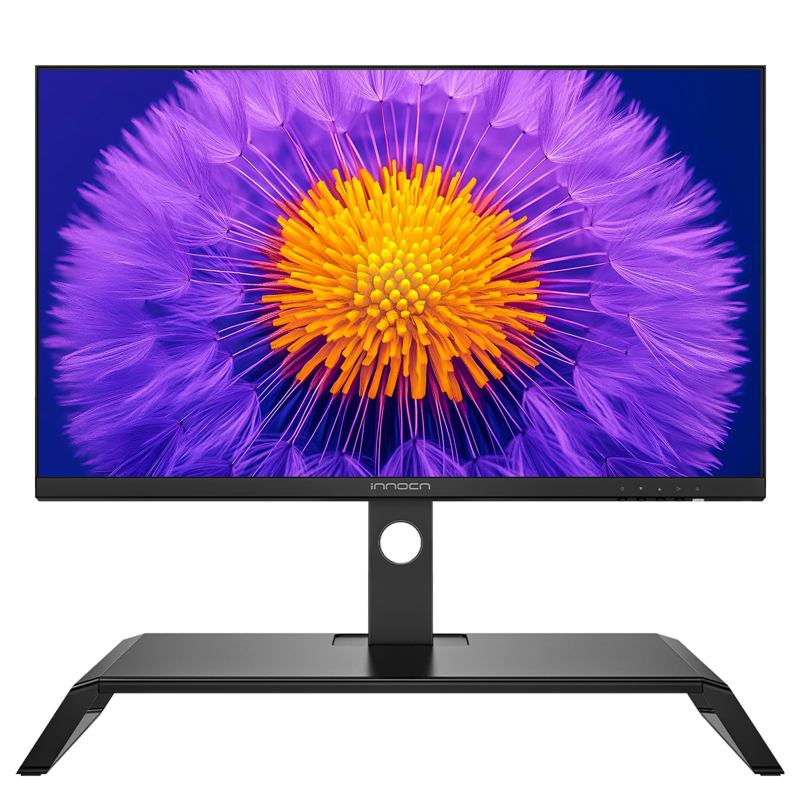 INNOCN 27 Inch 4K UHD Computer Monitor - 3840x2160 IPS LCD Display with USB-C, DP & HDMI Ports, 1.07B Colors, Built-in Speakers, Height Adjustable Stand (Black) - Perfect for Home Office, Gaming, and Graphic Design