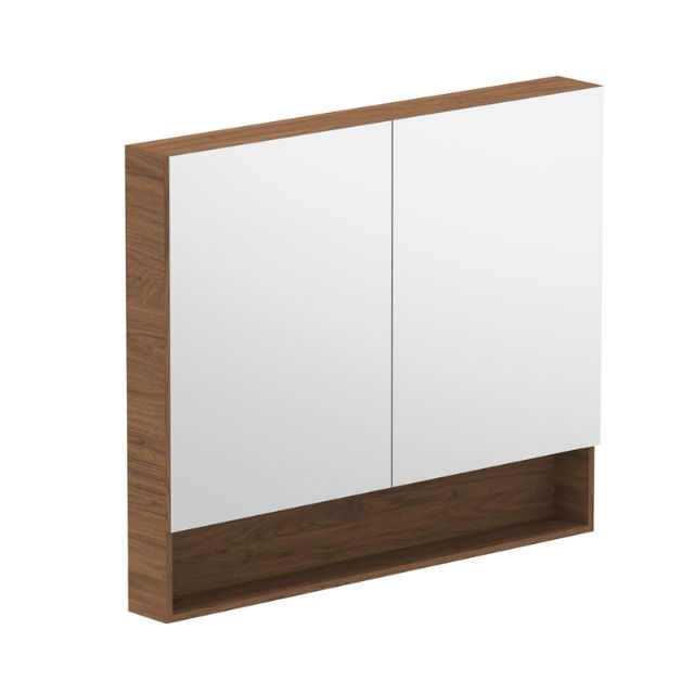 ADP Eli Shaving Cabinet - Wall Mounted Bathroom Storage with Mirror, Perfect for Razor & Toiletries Organization - Ideal for Small Bathrooms & Vanities