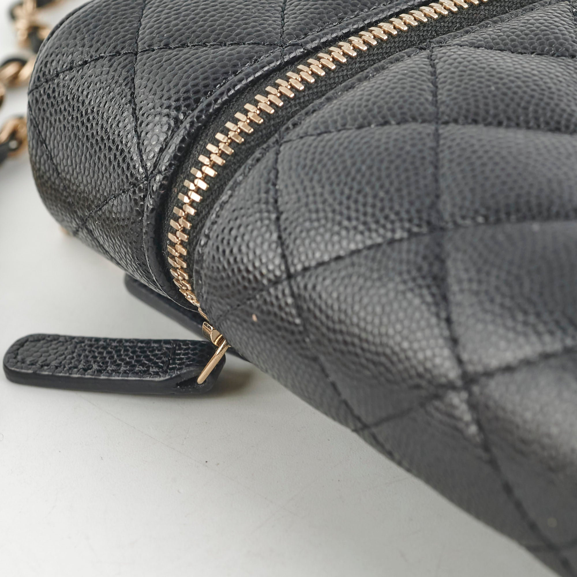 Chanel Caviar Vertical Vanity Case Black 31 Series - Luxury Designer Handbag for Women, Perfect for Travel, Work & Evening Events