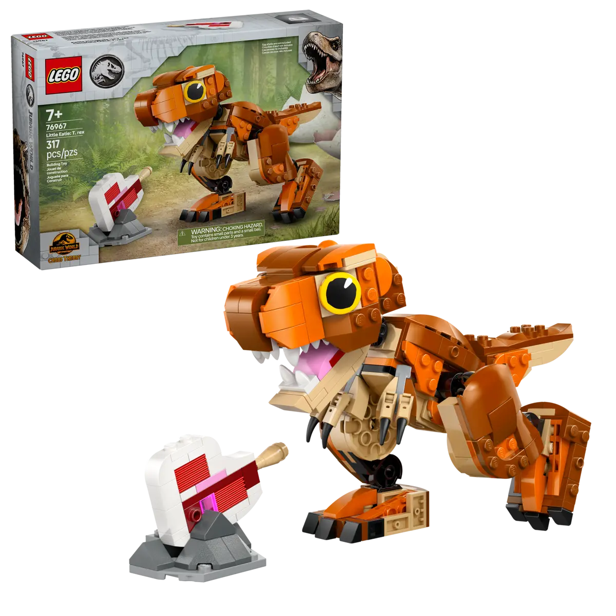 LEGO Jurassic World Little Eatie: T. rex Dinosaur Building Set – Creative Toy for Kids & Collectors – Perfect for Playtime, Gifts & Display Scenes