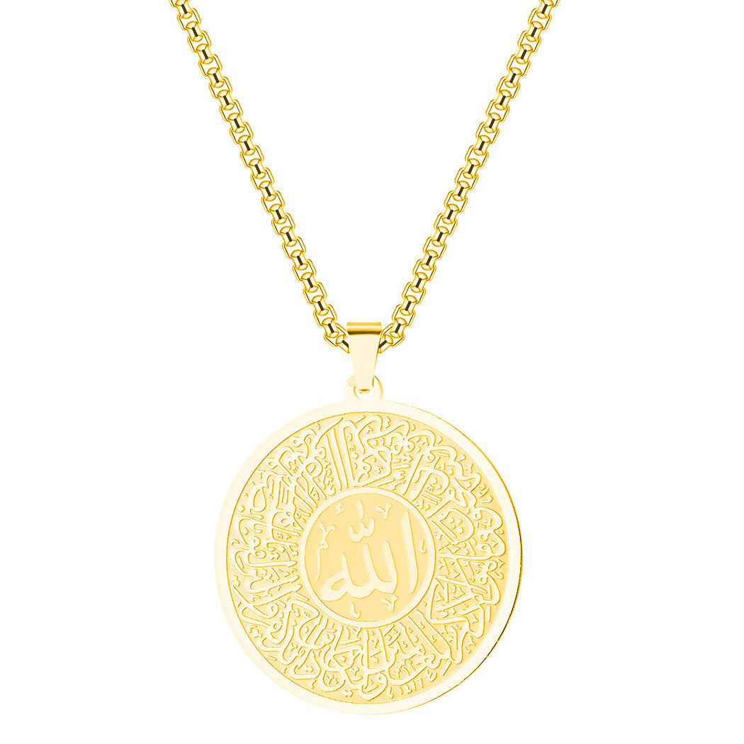 Men's Calligraphy Necklace - Elegant Handwriting Pendant Jewelry for Gifts, Weddings & Special Occasions