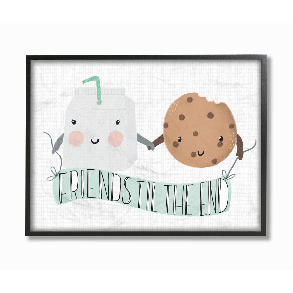 Stupell Industries 'Friends Til The End' Cookies and Milk Wall Art by Cindy Willingham - 16