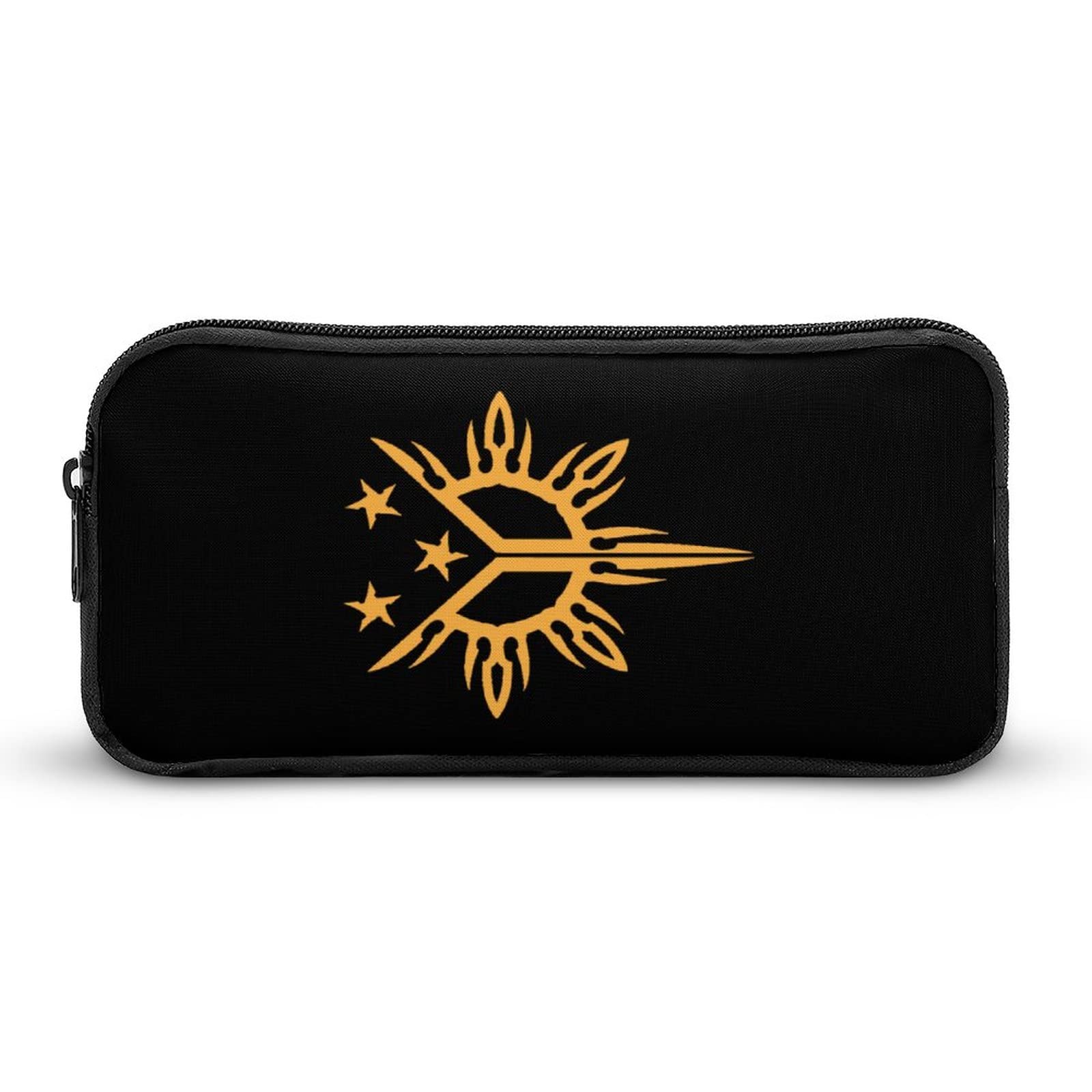 Tribal Filipino Philippines Sun and Stars Design Pencil Case - School & Office Stationery Organizer for Pencils, Pens & Makeup | Perfect for Students, Teachers & Professionals