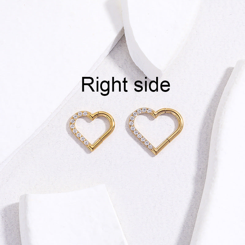 16G Cartilage Titanium Sparkly Hoop Earrings - Minimalist Dainty Earrings for Women | HSPJ514 | Perfect for Everyday Wear, Parties & Gifts
