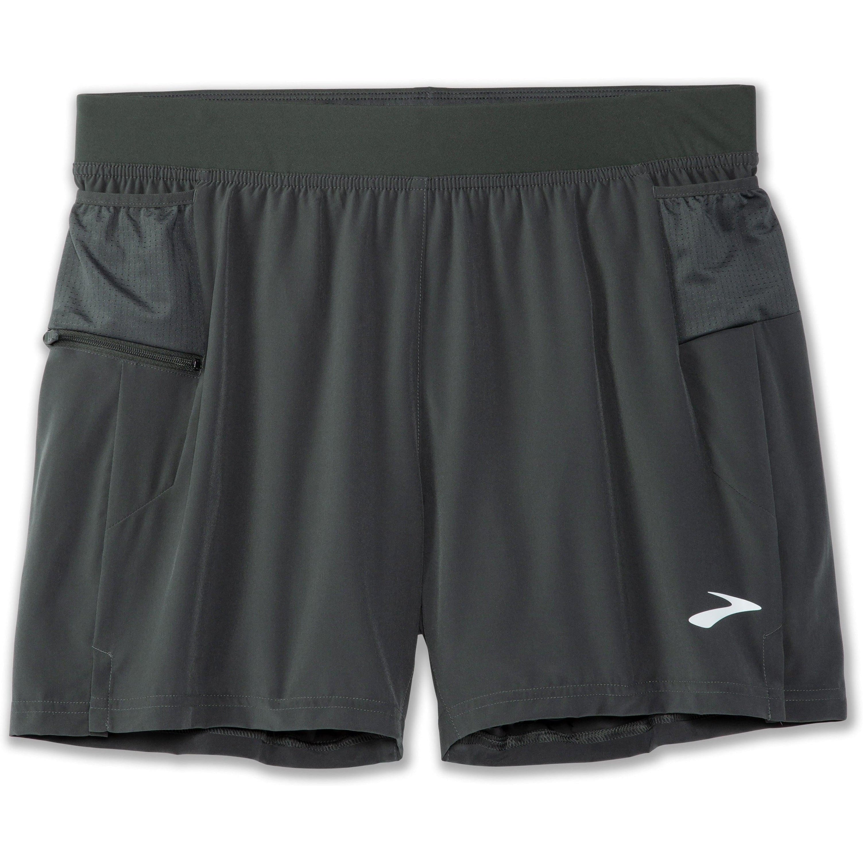 Brooks Sherpa 5 Men's 2-in-1 Running Shorts with Built-in Liner - Perfect for Jogging, Gym Workouts & Outdoor Activities