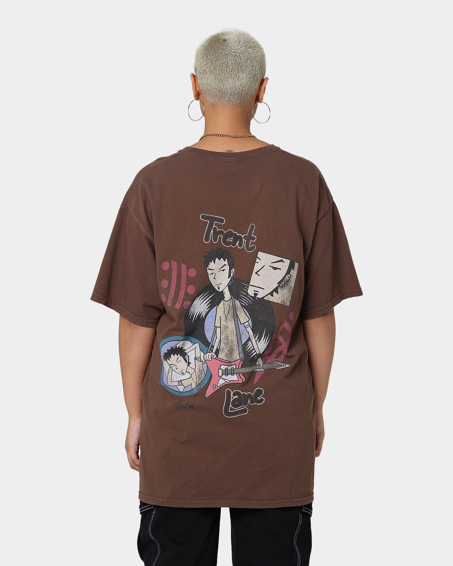 Vintage Brown T-Shirt by American Thrift X Daria Trent Lane - Retro Style Cotton Tee for Men & Women | Perfect for Casual Wear, Street Fashion, and Vintage Outfits