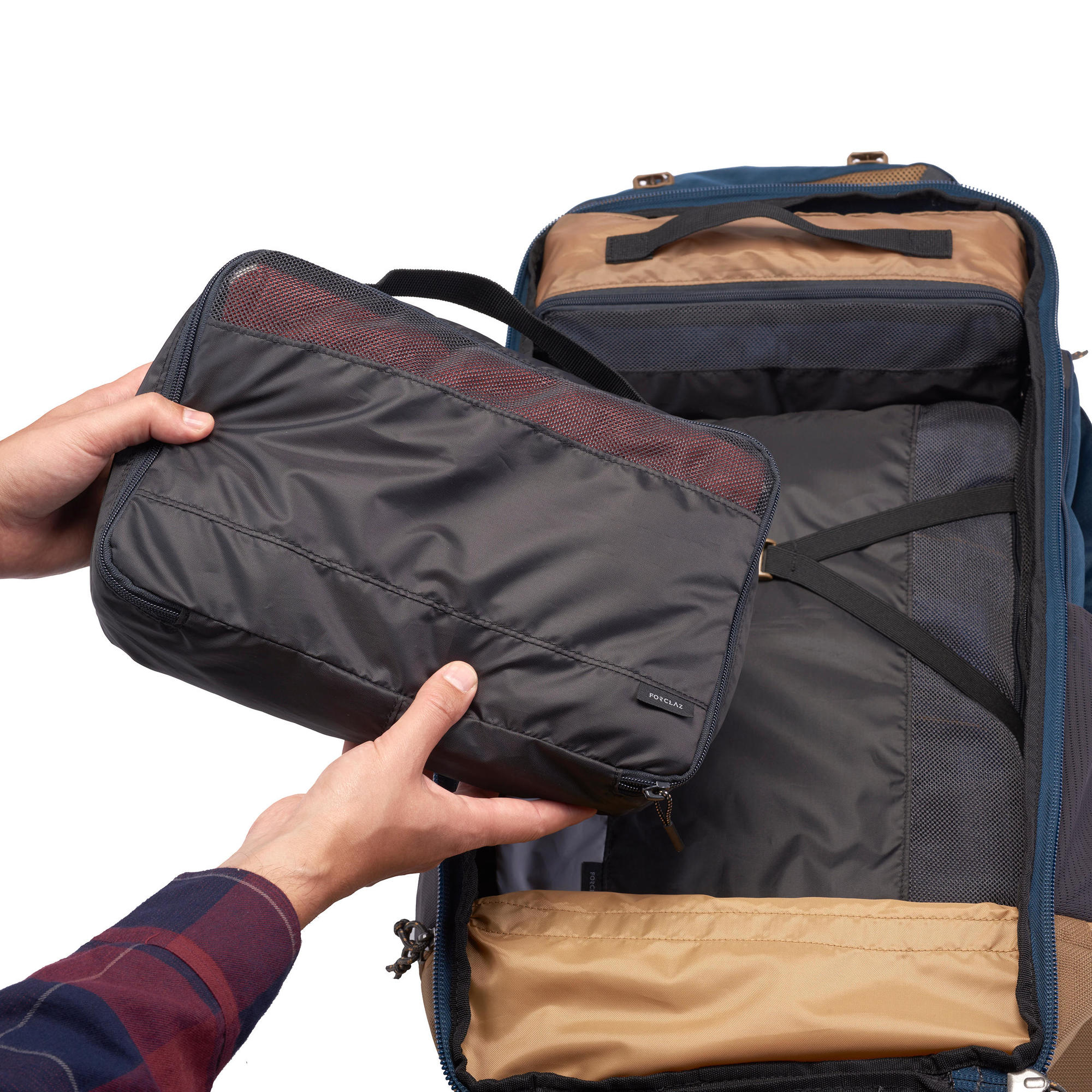 Waterproof Forclaz Backpack Storage Covers 3-Pack - Durable Dustproof Rain Protection for Hiking, Travel & Outdoor Gear Storage